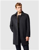 Archers Wool Rich Textured Car Coat
