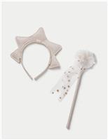 Christmas Glitter Star Headband and Wand