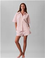 Cotton Poplin Pyjama Shorts
