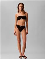 Graphic Monogram Bandeau Bikini Top