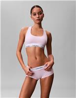 Calvin Klein Icon Cotton Modal Boy Shorts Light Blue