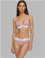Calvin Klein Icon Cotton Modal Triangle Bra Blue