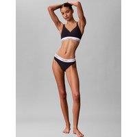 Calvin Klein Icon Cotton Modal Thong Dark Navy