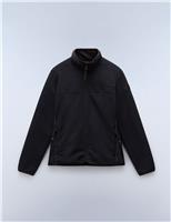 Napapijri Yupik Zip Up Fleece Jacket Black