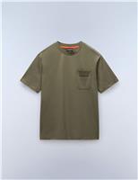 Napapijri Fanes Pure Cotton Jersey T-Shirt Dark Khaki