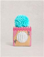 Striped Pom Pom Hat in a Box