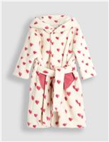 Fleece Heart Dressing Gown (1-7 Yrs)