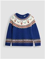 Reindeer Fair Isle Jumper (6 Mths - 12 Yrs)