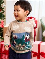 Lambswool Rich Christmas Jumper (6 Mths - 7 Yrs)