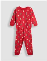 Pure Cotton Christmas Print Pyjamas (1-7 Yrs)