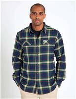 Flare Gun Cotton Rich Checked Overshirt