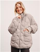 2-Way Reversible Quilted Puffer Jacket
