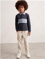 Pure Cotton Embroidered Polo Shirt (3-14 Yrs)