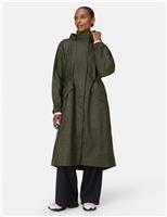 Motion Technical Animal Print Longline Parka