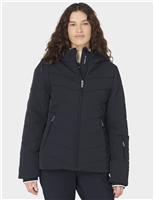 Exploration Chevron Hooded Ski Jacket