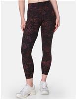 Sweaty Betty Power Printed 7/8 Leggings Dark Brown
