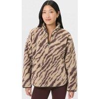 Sweaty Betty Plush Fleece Sweatshirt Beige