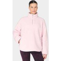 Sweaty Betty Plush Fleece Sweatshirt Light Pink