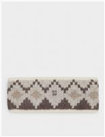 Highland Fair Isle Ear Warmer with Wool