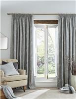 Pussy Willow Pure Cotton Pencil Pleat Curtains