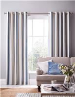 Awning Stripe Eyelet Blackout Curtains