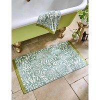 William Morris At Home Pure Cotton Michaelmas Daisy Towel Green Mix