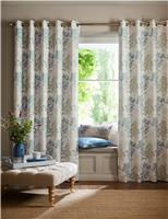 Tenby Pure Cotton Eyelet Blackout Curtains