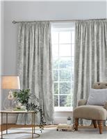 Laura Ashley Josette Pencil Pleat Blackout Curtains Duck Egg