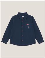 Pure Cotton Twill Shirt (2-13 Yrs)