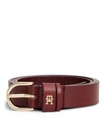 Tommy Hilfiger Essential Effortless 2.5 Leather Jeans Belt Dark Red