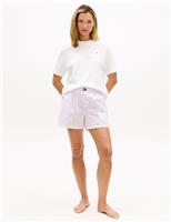 Pure Cotton Striped Shorts