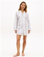 Pure Cotton Striped Nightshirt