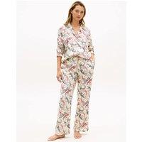 Tommy Hilfiger Essential Printed Pyjama Top White Mix