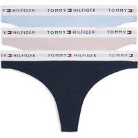 Tommy Hilfiger 3 Pack Cotton Rich Thongs Multi