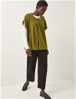 Button Detail Poncho