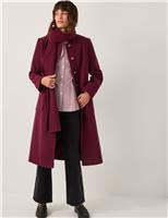 Scarf Longline Coat