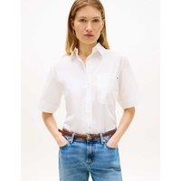 Tommy Hilfiger Pure Cotton Poplin Shirt White