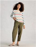 Pure Cotton Striped Long Sleeve T-Shirt