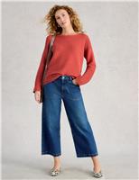 Pure Cotton Textured Jumper