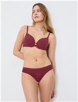 Triumph Amourette Charm Lace Brazilian Knickers Berry