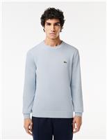 Lacoste Pure Cotton Crew Neck Jumper Light Blue