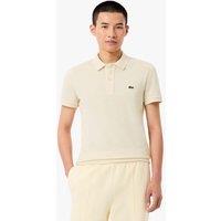 Lacoste Pure Cotton Pique Polo Shirt Beige