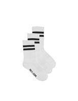 3 Pack Striped Cotton Rich Socks