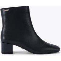 Carvela Block Heel Square Toe Ankle Boots Black