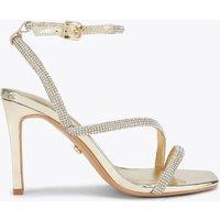 Carvela Wide Fit Sparkle Stiletto Heel Sandals Gold