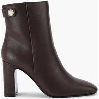Carvela Block Heel Ankle Boots Dark Brown