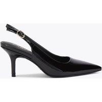 Carvela Patent Kitten Heel Slingback Shoes Black