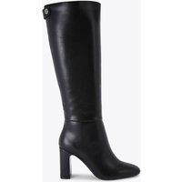 Carvela Wide Fit Block Heel Knee High Boots Black