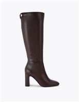 Wide Fit Block Heel Knee High Boots