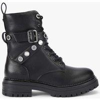 Carvela Leather Biker Boots Black